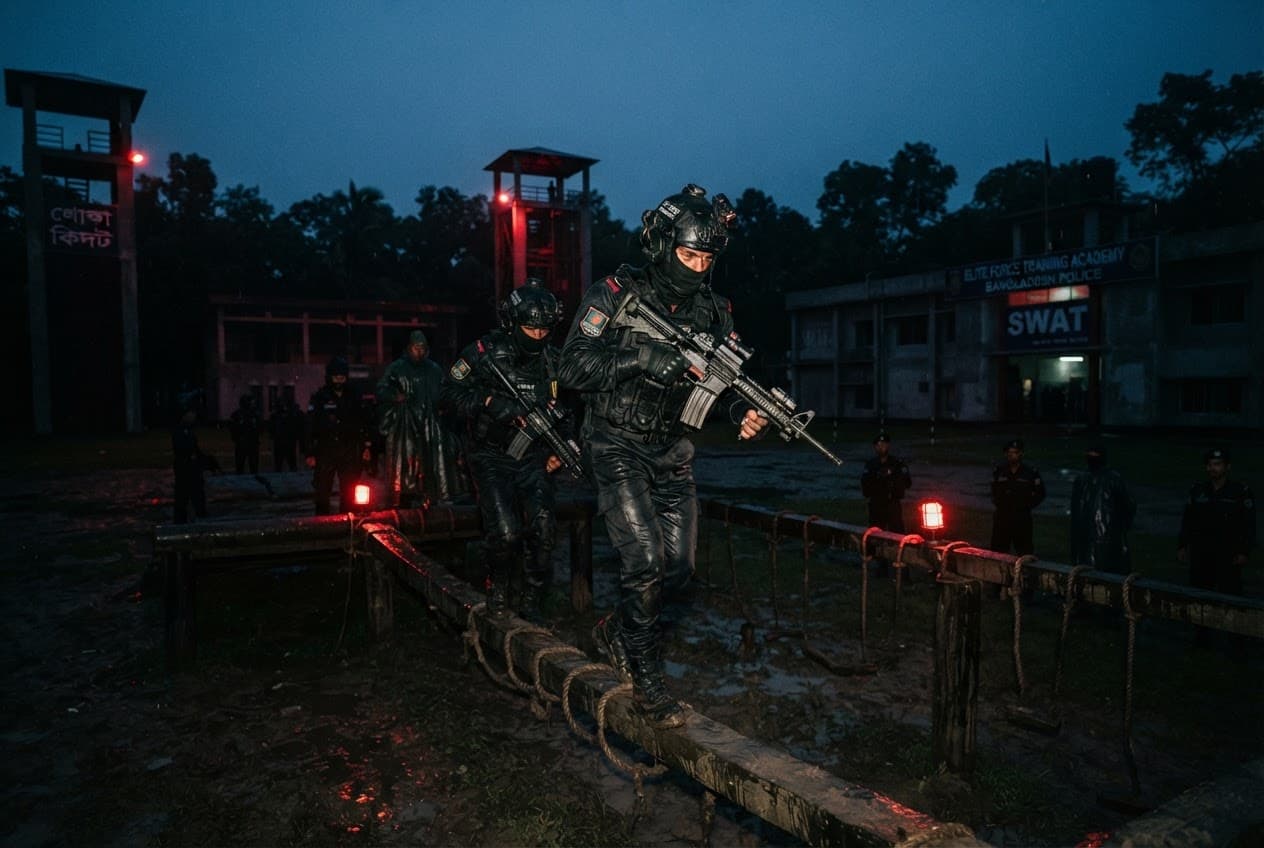 SECURITY TEAM BRIEFING BEFORE DEPLOYMENT