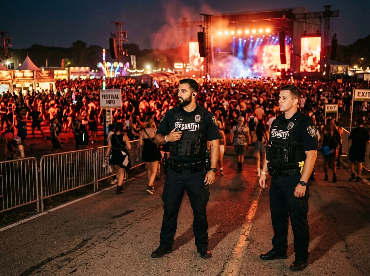 SECURITY TEAM BRIEFING BEFORE DEPLOYMENT